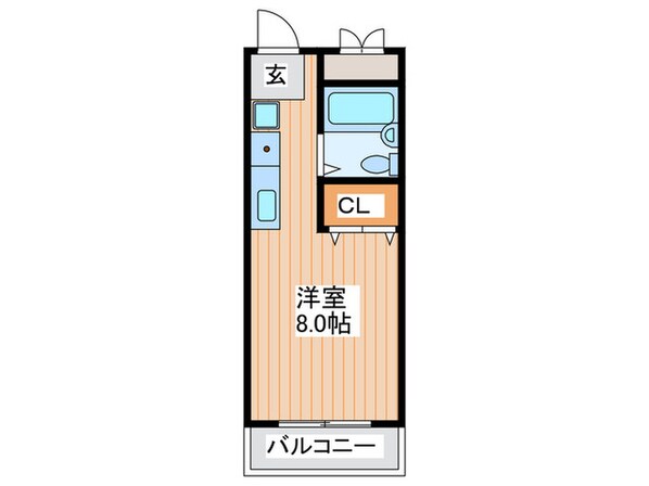 グリシ－ヌ壱番館の物件間取画像